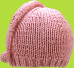 Light Pink Elf Hat with Pom Pon