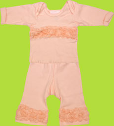 Bebemonde Pink "Floral Fluff" L/S Tee/Pant Set 