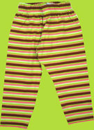 CR Kids Chocolate, Pink, Lime and White Multistripe Pants