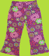 CR KIds Purple Punch Yoga Pant w/Flowers