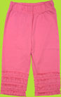 CR Kids Pink Capri Leggings w/Rushing