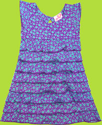 CR Kids Lilac Floral Ruffle Dress
