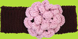Chocolate Hand Knit Baby and Child Headband 