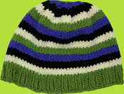 Ian Multistripe Bamboo Beanie 