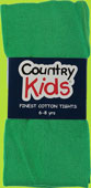 Country Kids Apple Green Luxury Cotton Warm Winter Tights for Kids 