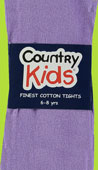 Country Kids Lavender Chalk Luxury Cotton Girls Warm Winter Tights 