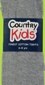 Country Kids Grey Luxury Cotton Warm Winter Tights 