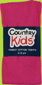 Country Kids Hot Pink Luxury Cotton Warm Girls Winter Tights