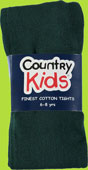 Country Kids Pine Green Luxury Cotton Warm Winter Tights for Children 