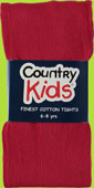 Country Kids Ruby Red Luzury Cotton Wamr Winter Tights for kids 