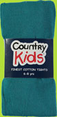 Country Kids Teal Blue Luxury Cotton Warm Winter Tights 