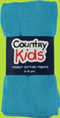 Country Kids Turquoise Luxury Cotton Warm Winter Tights