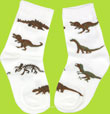 Country Kids White Real Dinosaurs Socks