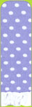 Country Kids Periwinkle Ruffle Dot Capri 