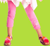 Deux par Deux Shocking Pink Me Gustas Tu Capri Leggings