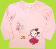 deux par deux Pink Demoiselle Top 