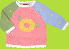 Hartstrings Girls Pullover Sweater Barnyard Friends