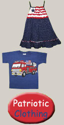 Patriotic Children's Clothing and Hats