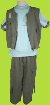 Kaboo Desert T-shirt and Vest for toddler boys