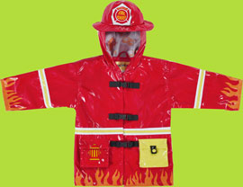 Kidorable Fireman Rain Coat