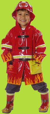 Kidorable Fireman Raincoat