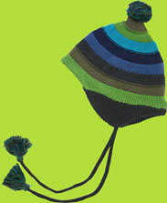 Melton Boy Multi Stripe Jersey Lined Cotton Hat