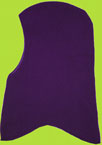 Melton Purple Wool Full Face Hat with Jersey Lining
