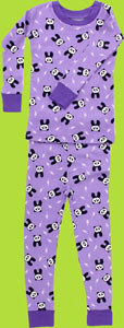 New Jammies Pandas Organic Cotton Snuggly Children's Pajamas 
