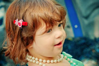 No Slippy Hair Clippy Red Raven Sweet Baby Bird Hair Clip for Toddler and Girl