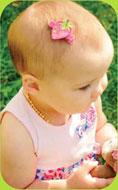 Baby Girls Strawberry Hair Clip