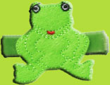 No Slippy Hair Clippy Frog Pinch Hair Clip