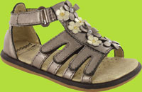 Pediped Flex Violet Bronze Leather Sandal