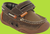 Pediped Grip n Go Naples Brown Leather Boat Shoe 