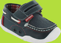 Pediped Grip n Go Naples Navy Leather Boat Shoe $46.00. 