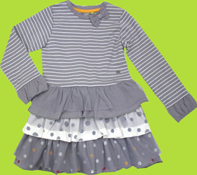 Petit Lem Paris Ballet Cotton Dress w/Tiered Skirt 