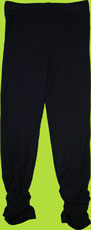 Petit Lem Black Hexagone Knit Legging w/Ruching