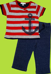 Petit Lem Captain Faffiti Pant Set 