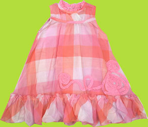 Petit Lem Signature Cups & Cakes Woven Dress