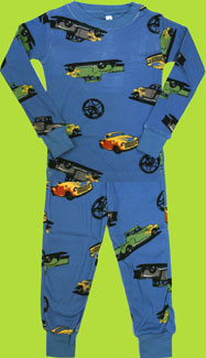 Petit Lem Vintage Pick-Ups 2 Piece Pajama Set