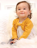 Petit Lem Winter Dots Dress and Tights Set 