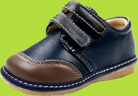 Rainbow Steps Navy Squeaky Shoe 