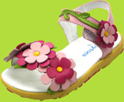 Pink Multi Flower Sandal