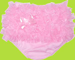 Posh Pink Ruffled Bloomer with Pink Bow