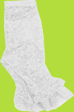 Ruffle Butts White Lace Ruffled Leggings