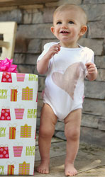 Ruffle Butts White So Loved One-Piece Front View