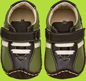 See Kai Run Smaller Morten Green and Brown Shoe