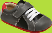 Black and Grey Baby Boy Shoe