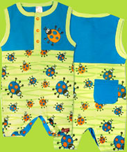 SoZo Bugs Shorts Romper