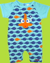 SoZo Goldfish "Something is Fishy " Short Romper 