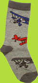 Tic Tac Toe Grey Catchin' Air Socks
